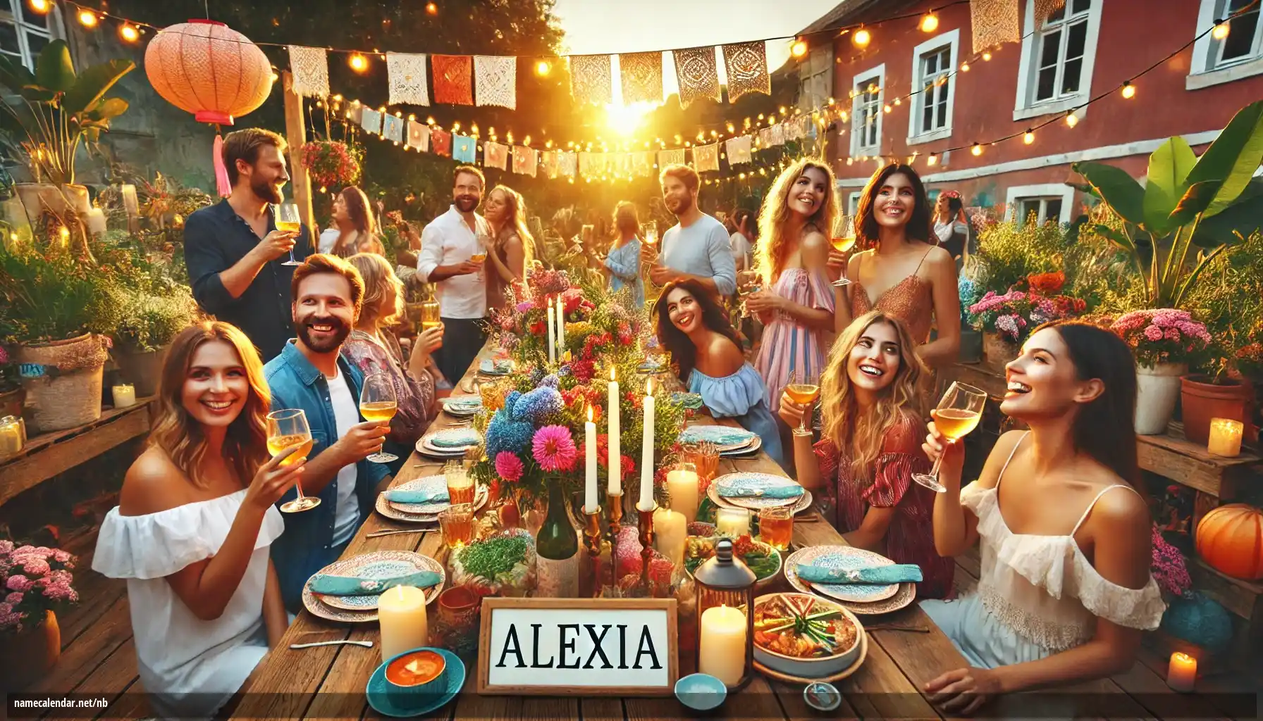 Feiring av navnedag og navn - Alexia