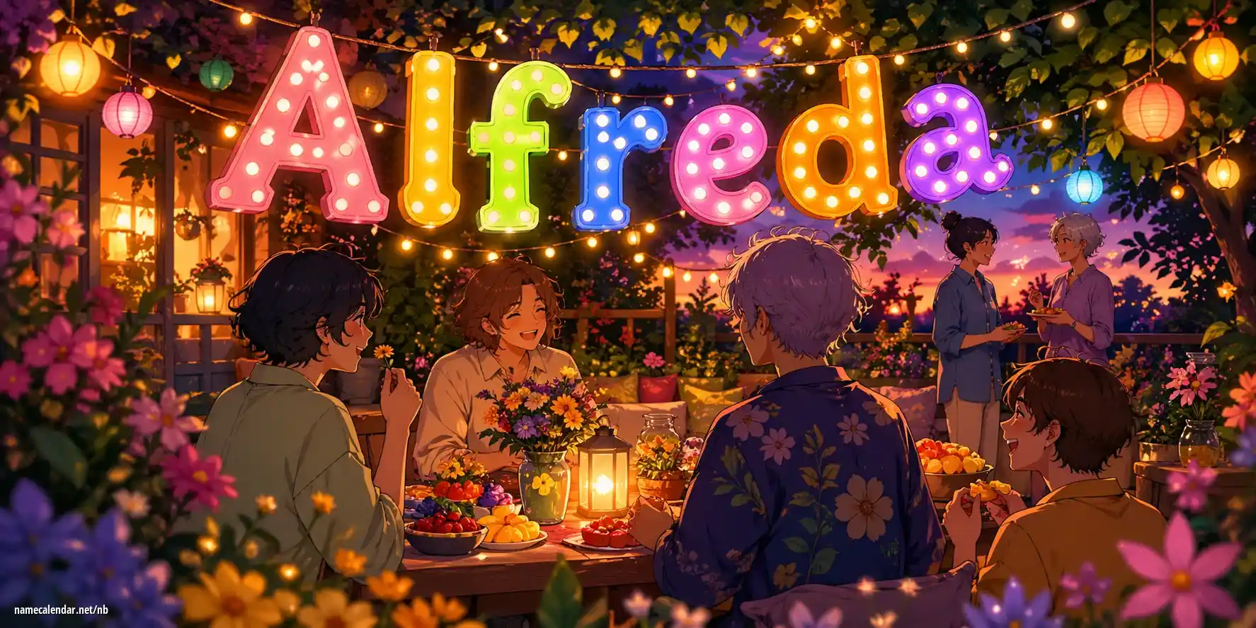 Feiring av navnedag og navn - Alfreda