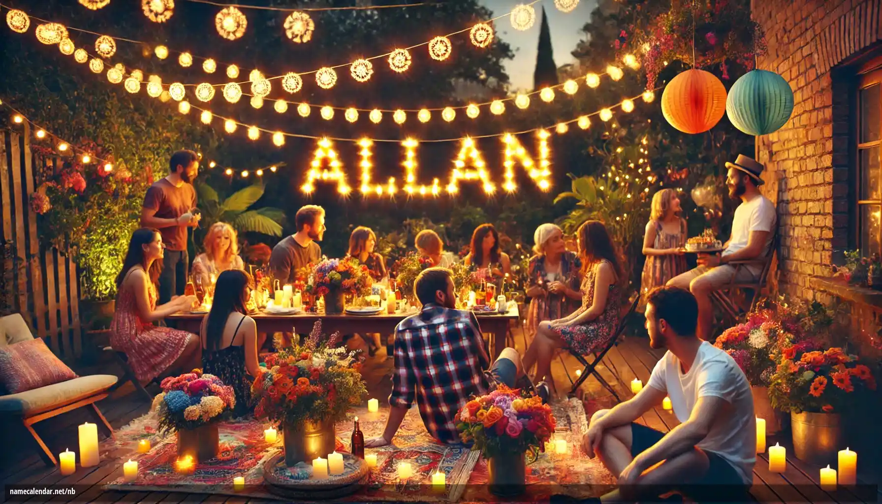 Feiring av navnedag og navn - Allan