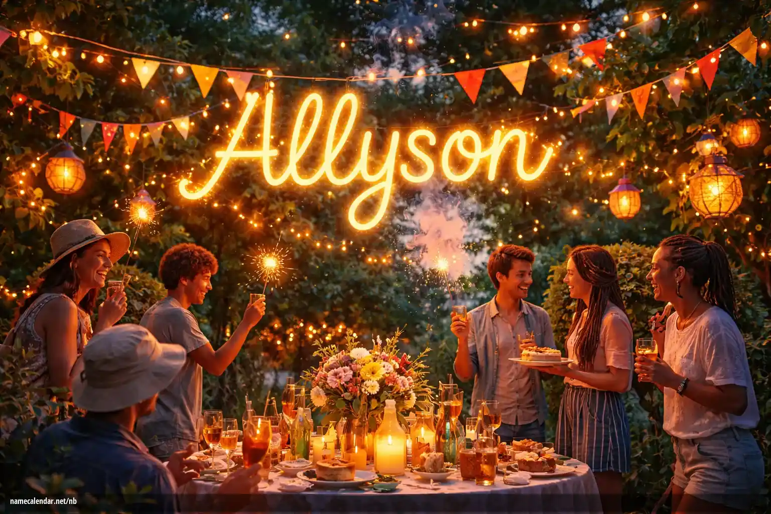 Feiring av navnedag og navn - Allyson