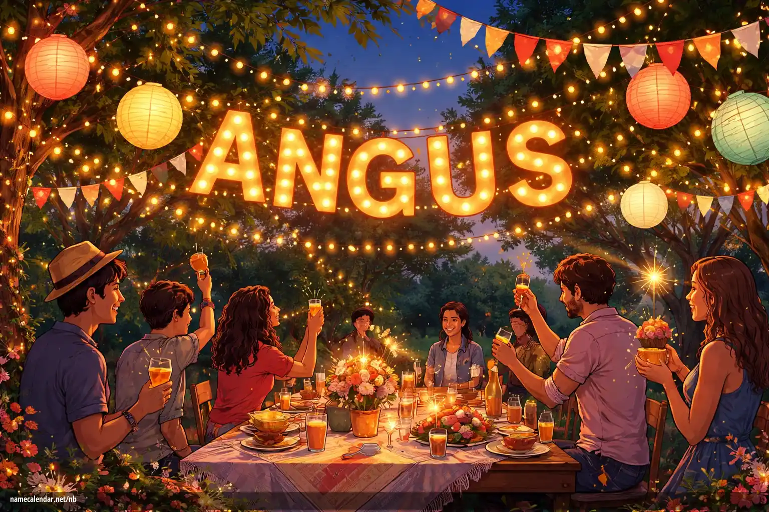 Feiring av navnedag og navn - Angus