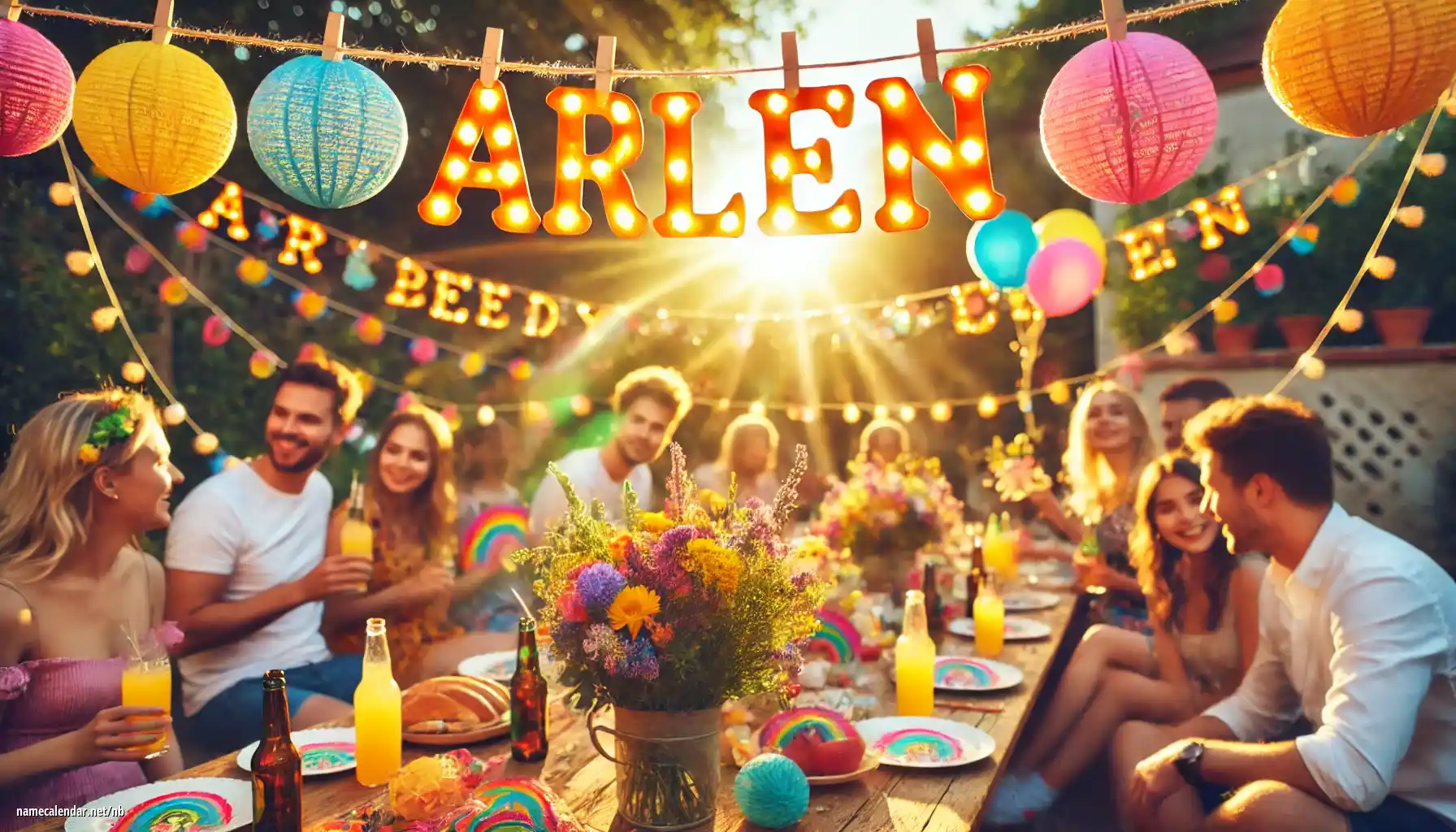 Feiring av navnedag og navn - Arlen