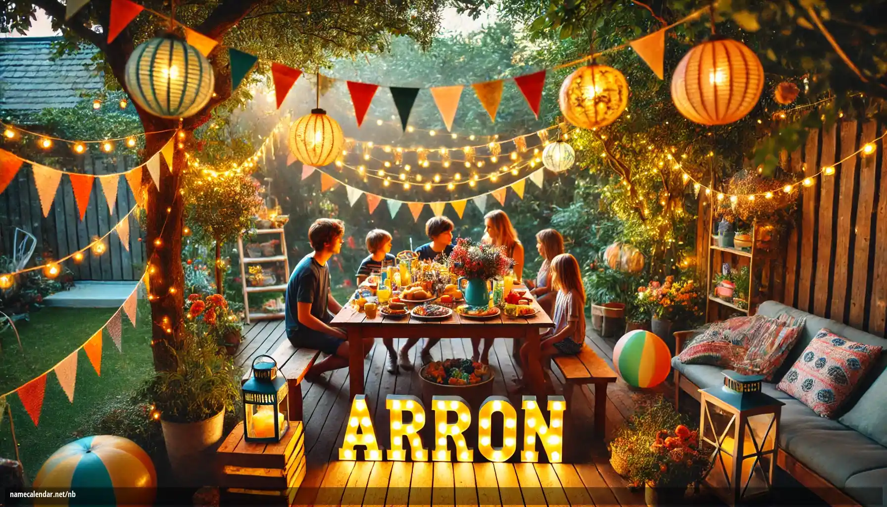 Feiring av navnedag og navn - Arron