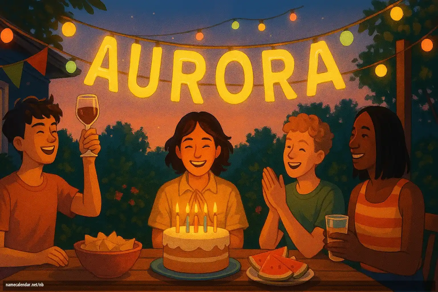 Feiring av navnedag og navn - Aurora