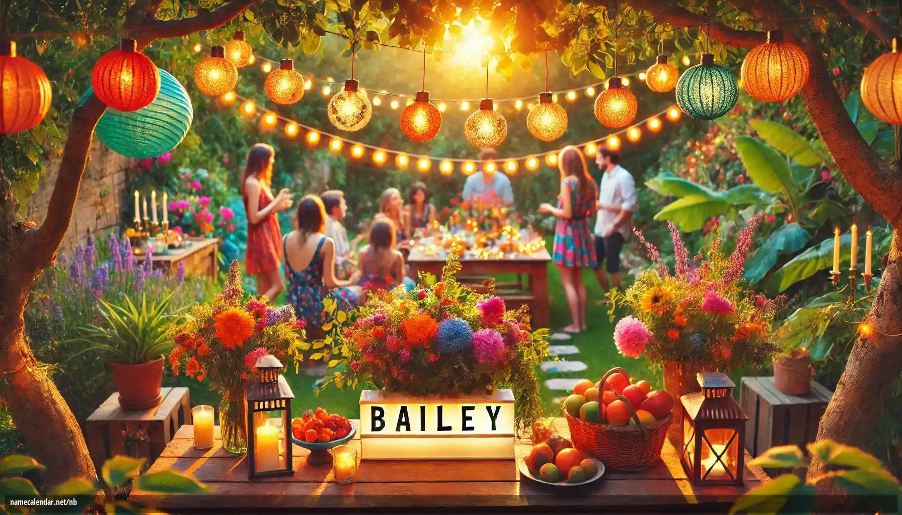 Feiring av navnedag og navn - Bailey