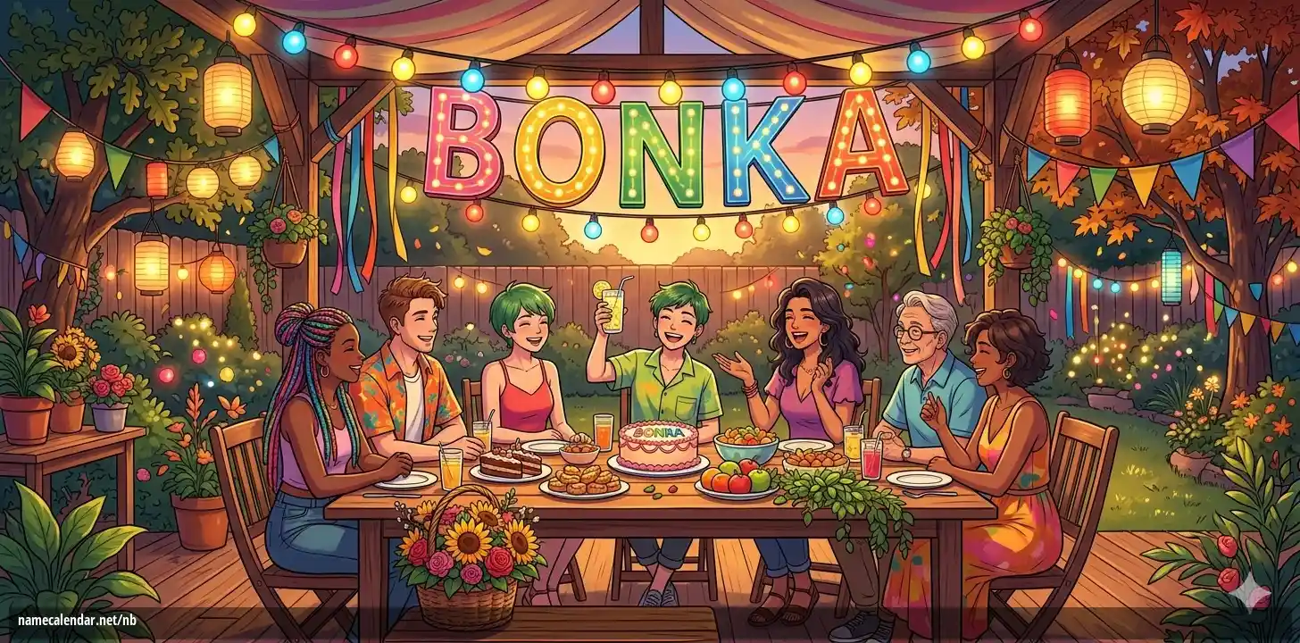 Feiring av navnedag og navn - Bonka