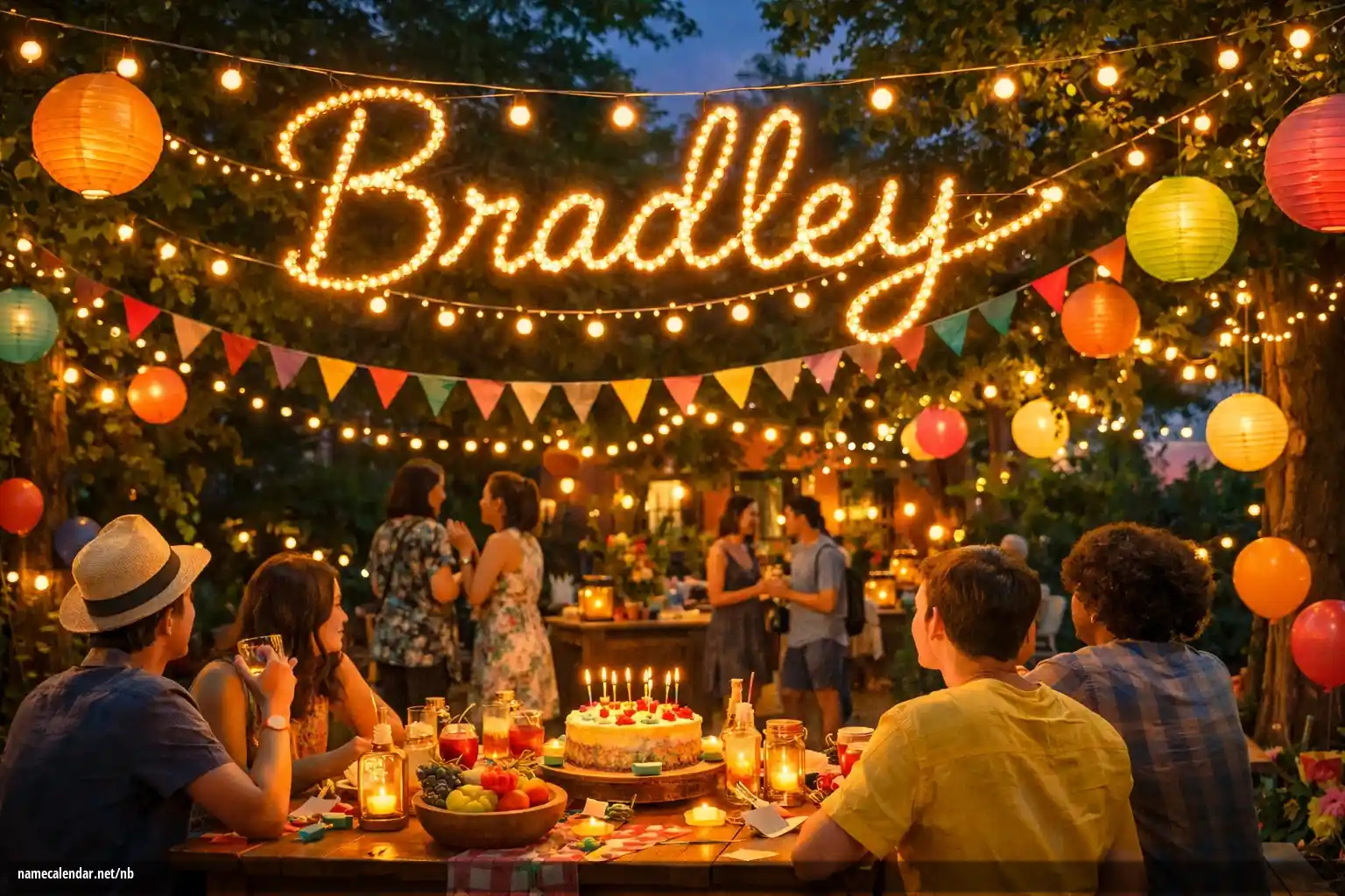 Feiring av navnedag og navn - Bradley