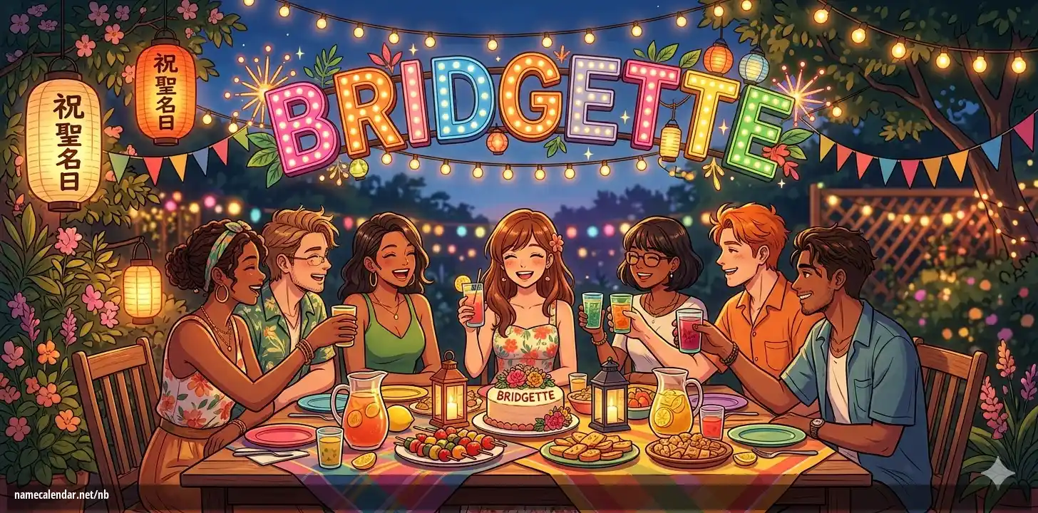 Feiring av navnedag og navn - Bridgette