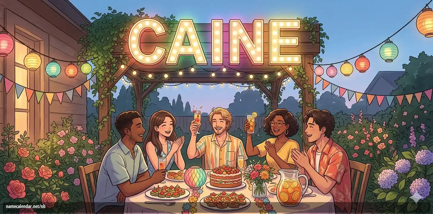 Feiring av navnedag og navn - Caine