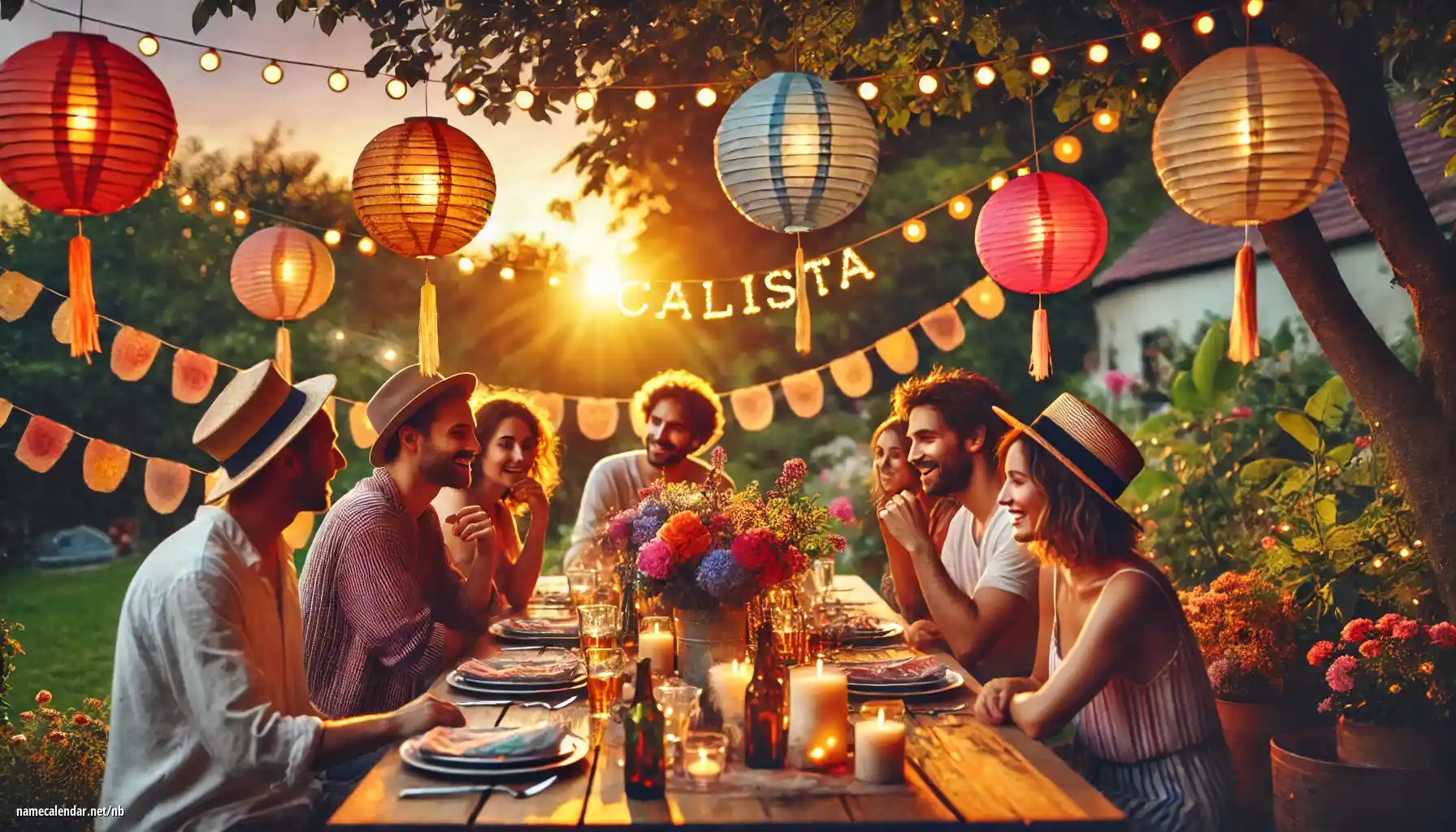 Feiring av navnedag og navn - Calista