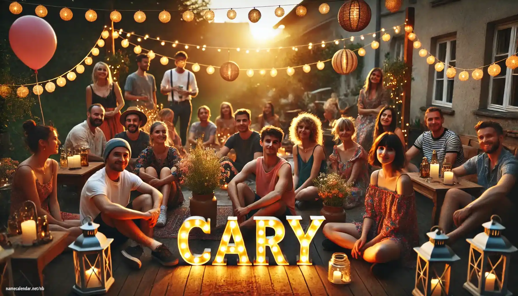 Feiring av navnedag og navn - Cary