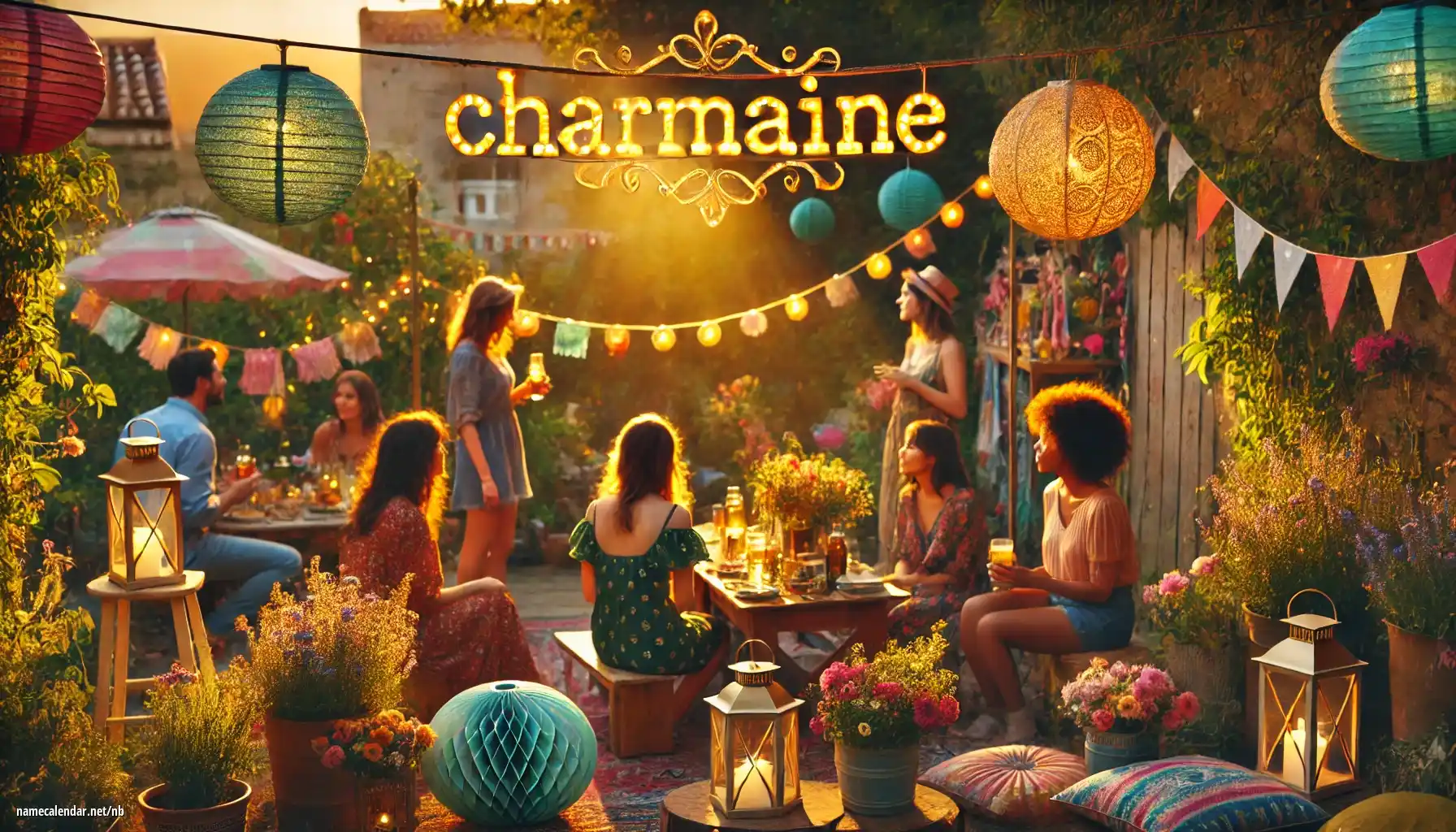 Feiring av navnedag og navn - Charmaine