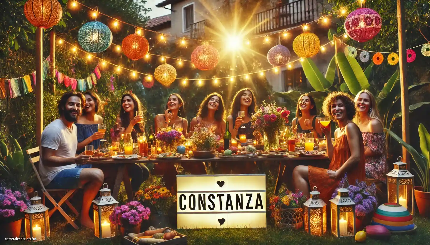 Feiring av navnedag og navn - Constanza