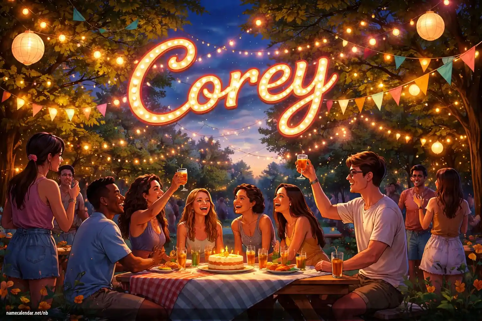 Feiring av navnedag og navn - Corey