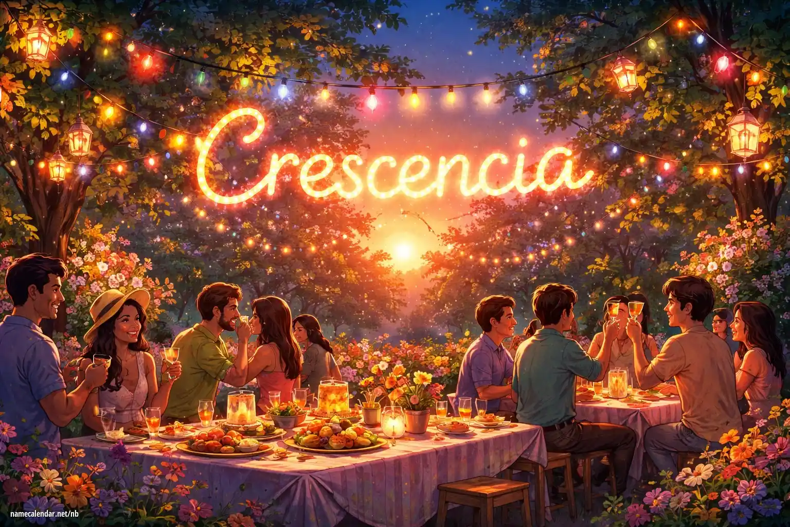 Feiring av navnedag og navn - Crescencia