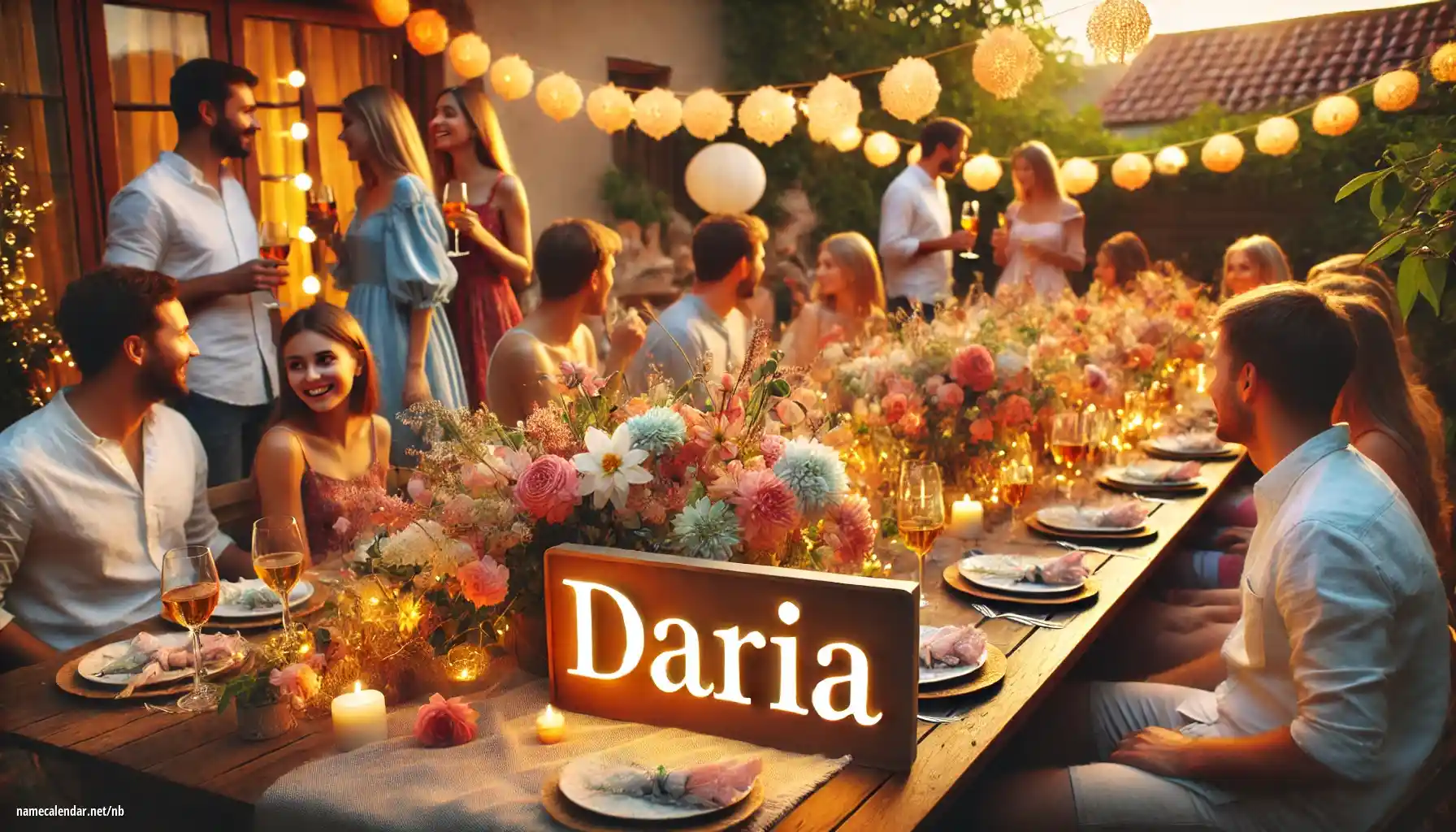 Feiring av navnedag og navn - Daria