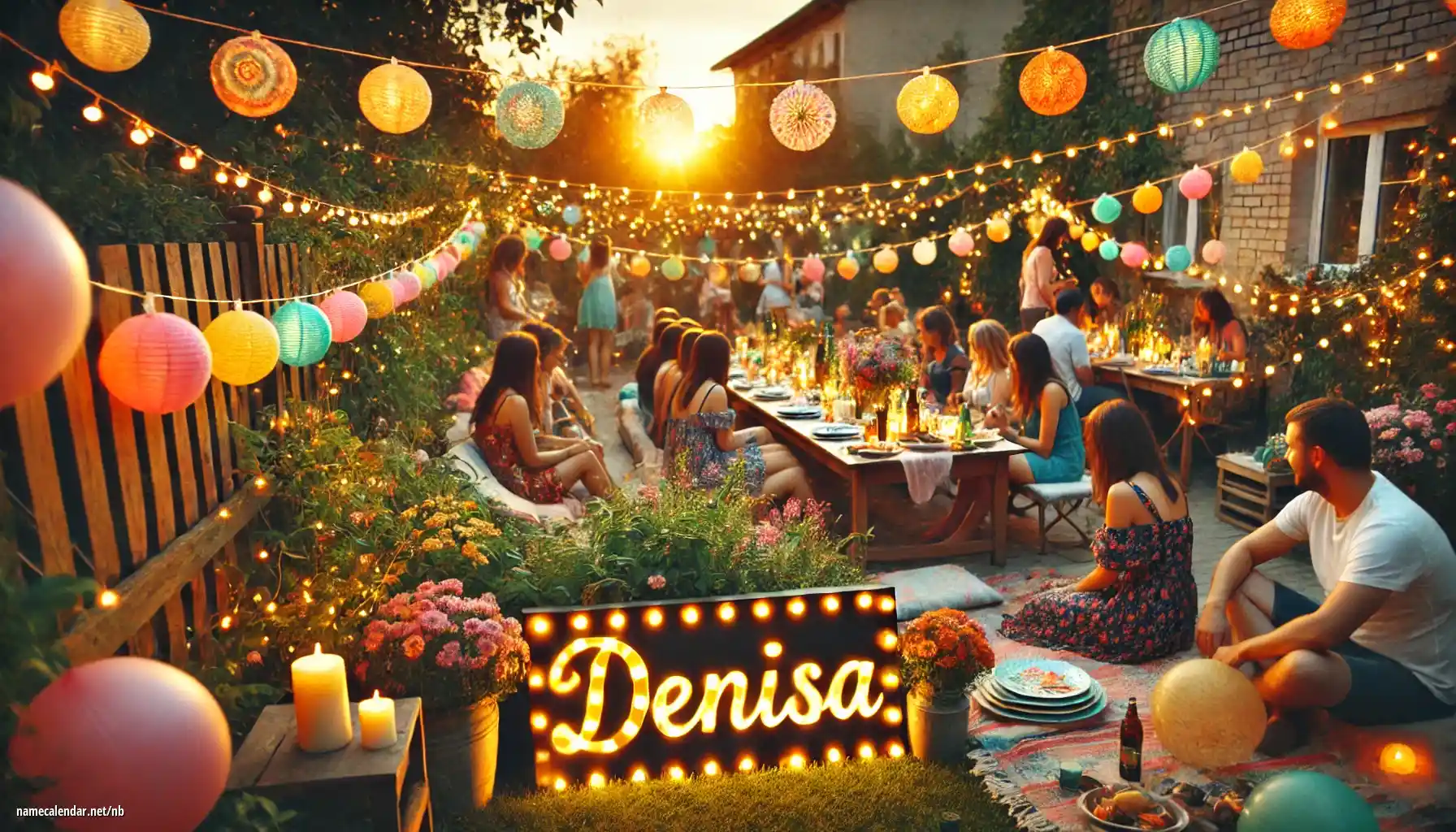 Feiring av navnedag og navn - Denisa