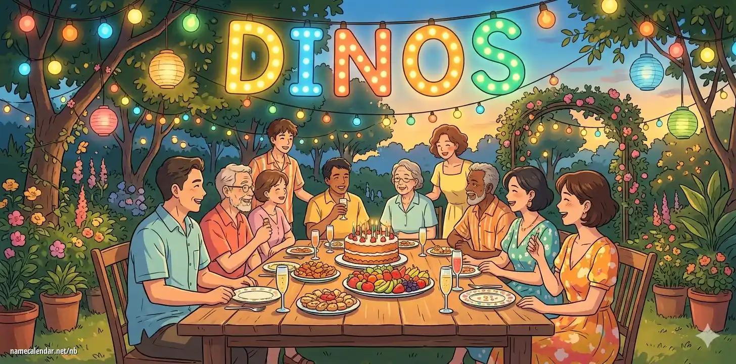 Feiring av navnedag og navn - Dinos