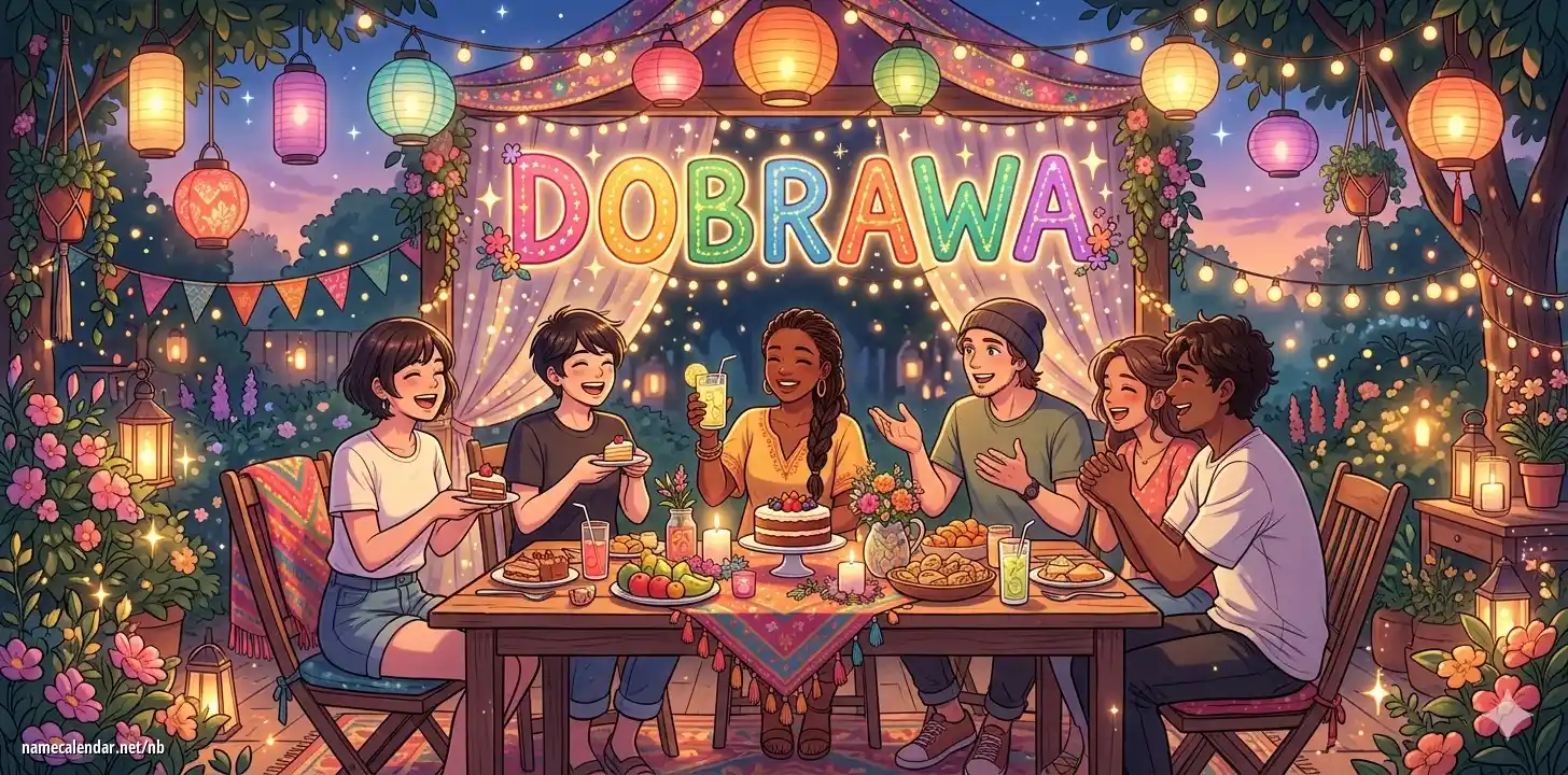 Feiring av navnedag og navn - Dobrawa