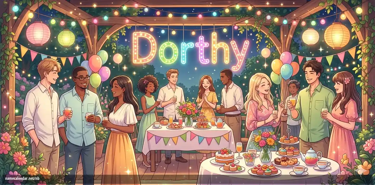 Feiring av navnedag og navn - Dorthy