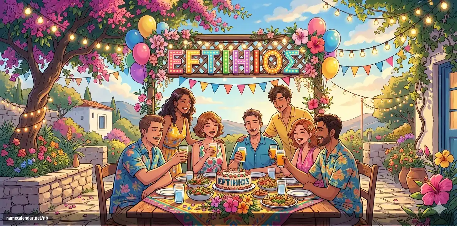 Feiring av navnedag og navn - Eftihios
