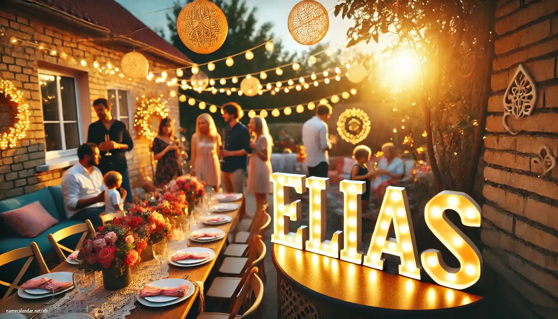 Feiring av navnedag og navn - Elias