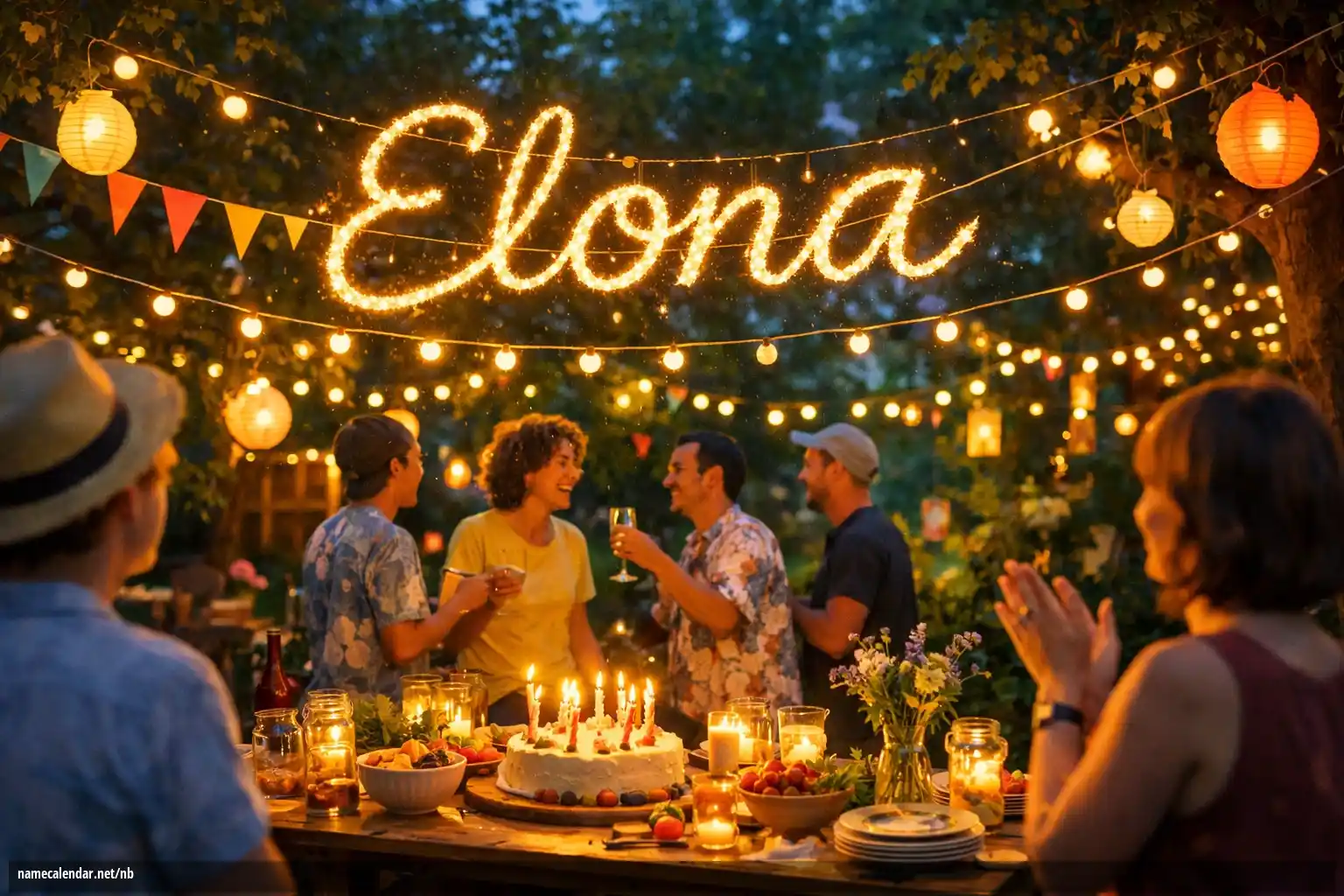 Feiring av navnedag og navn - Elona