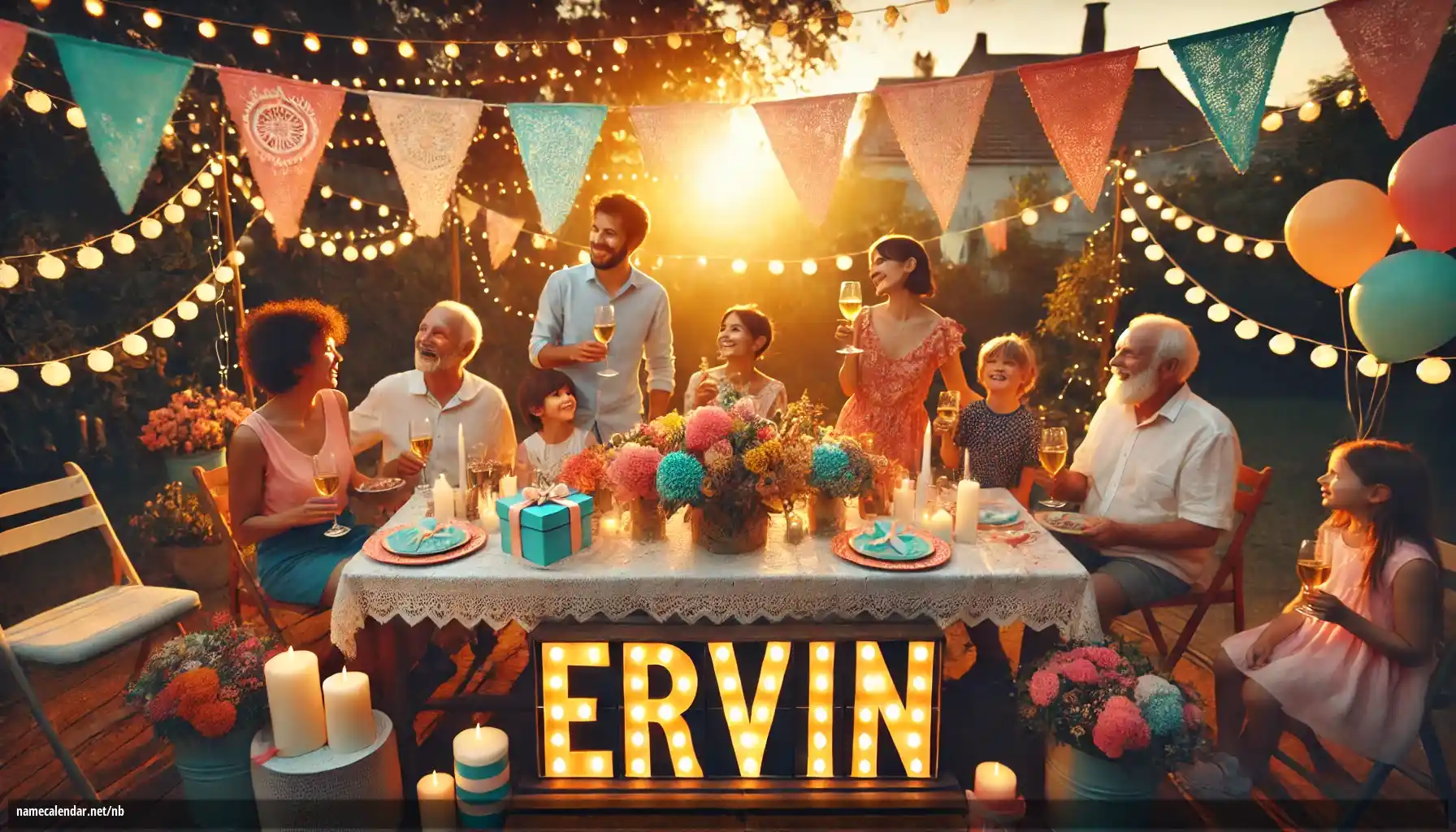 Feiring av navnedag og navn - Ervin