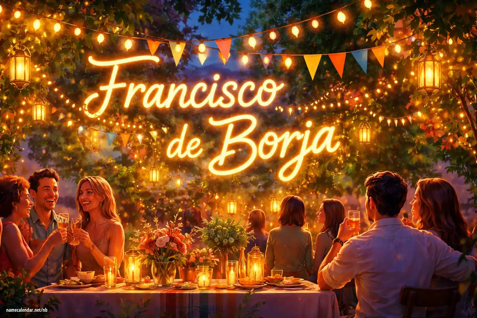Feiring av navnedag og navn - Francisco de Borja