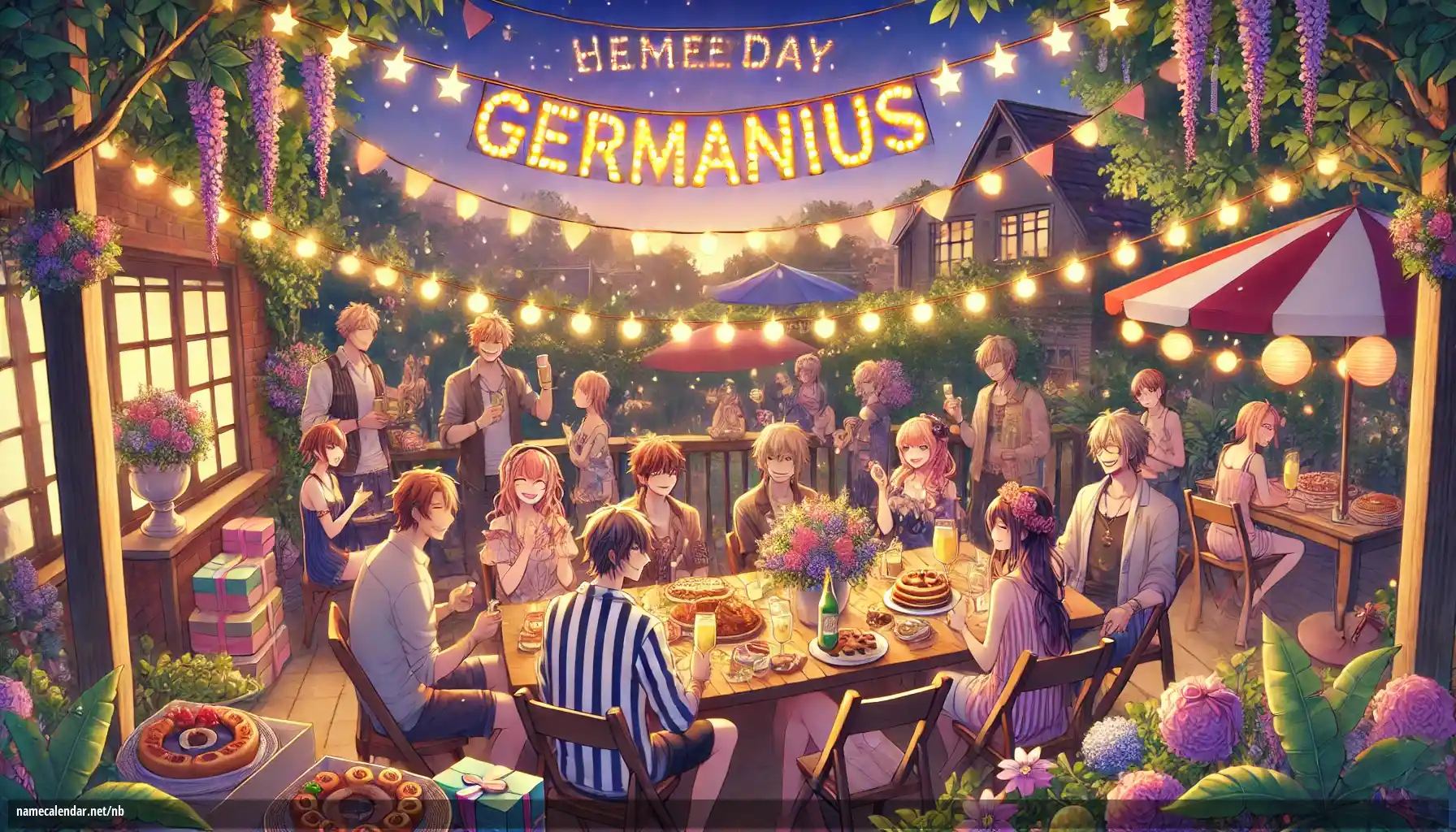 Feiring av navnedag og navn - Germanius