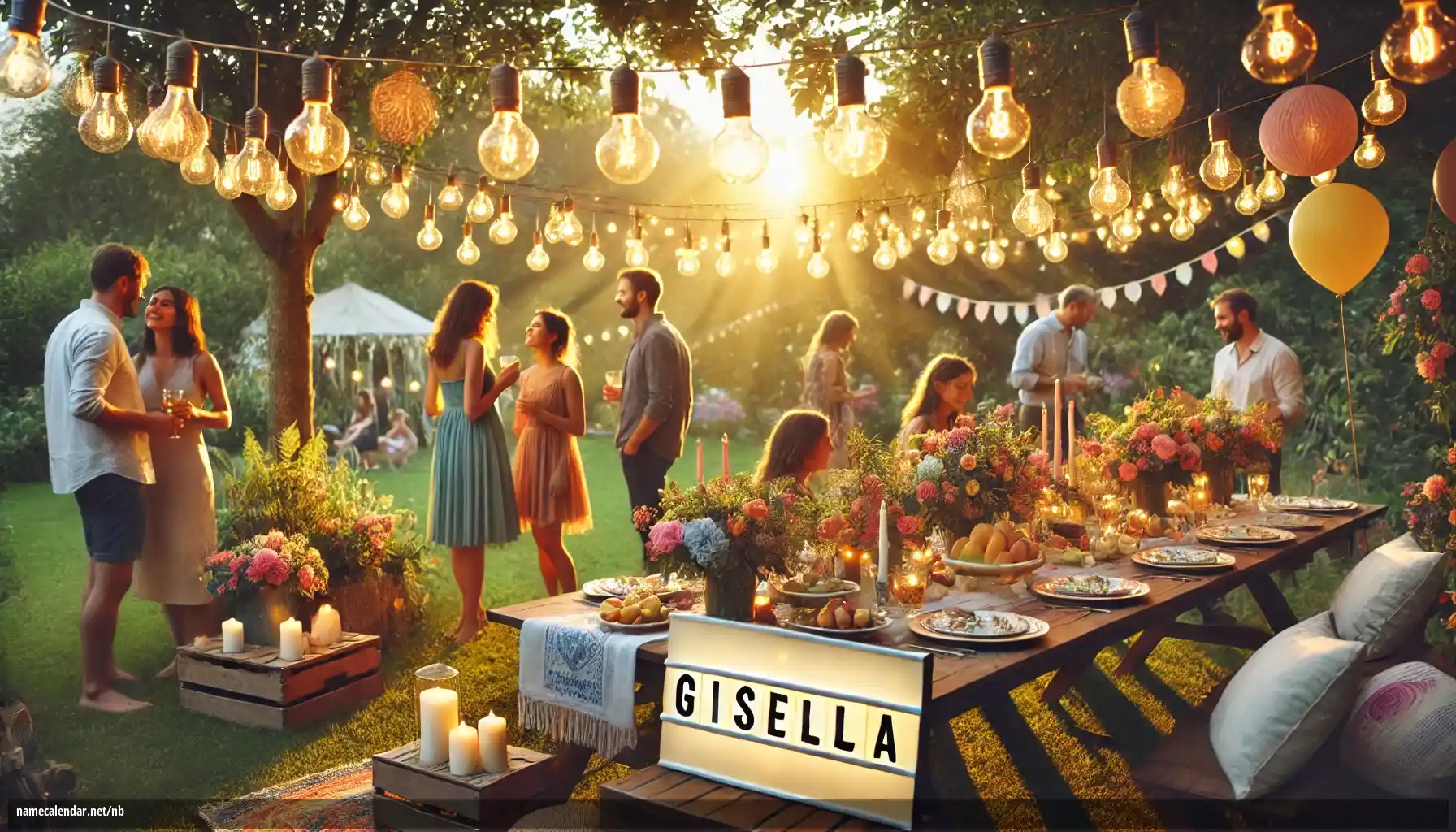 Feiring av navnedag og navn - Gisella