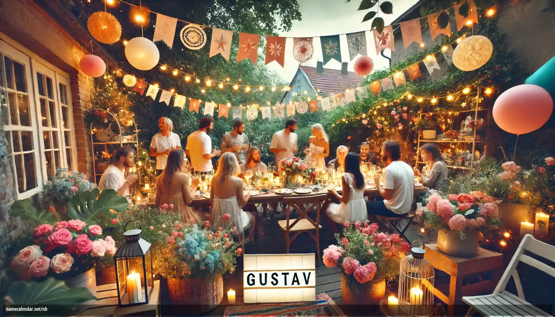 Feiring av navnedag og navn - Gustav