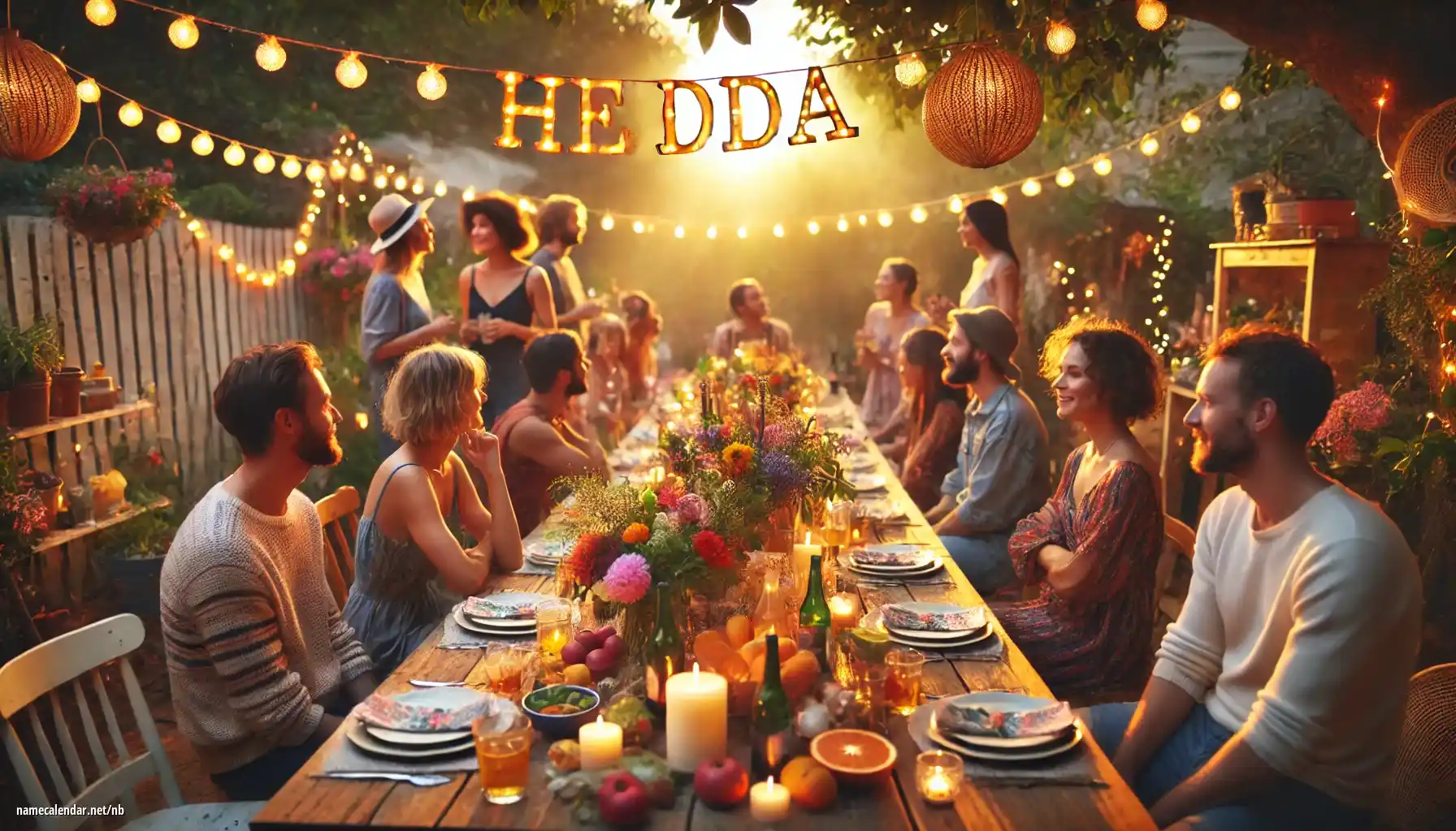 Feiring av navnedag og navn - Hedda