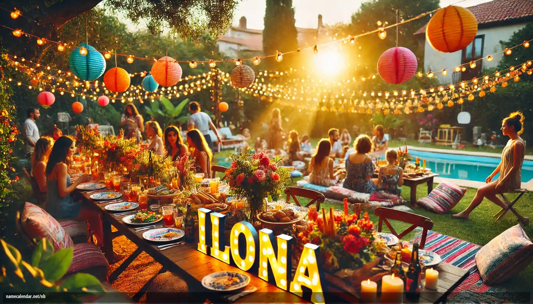 Feiring av navnedag og navn - Ilona