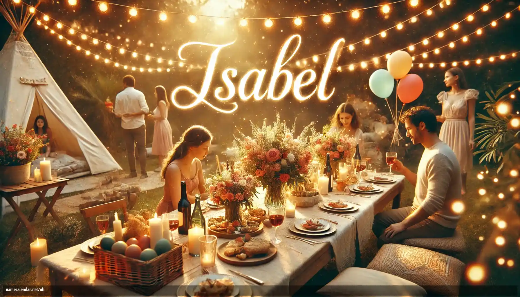 Feiring av navnedag og navn - Isabel