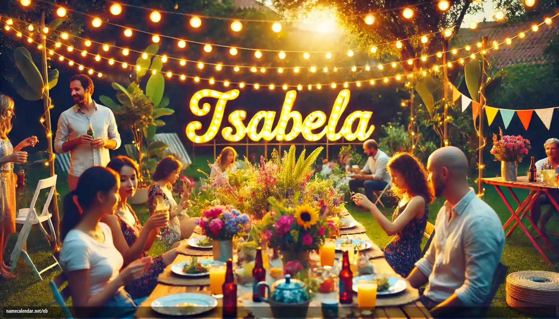 Feiring av navnedag og navn - Isabela