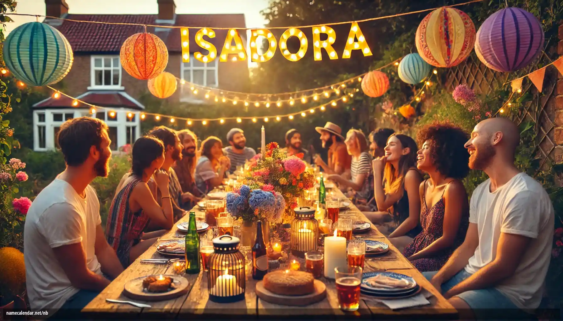 Feiring av navnedag og navn - Isadora