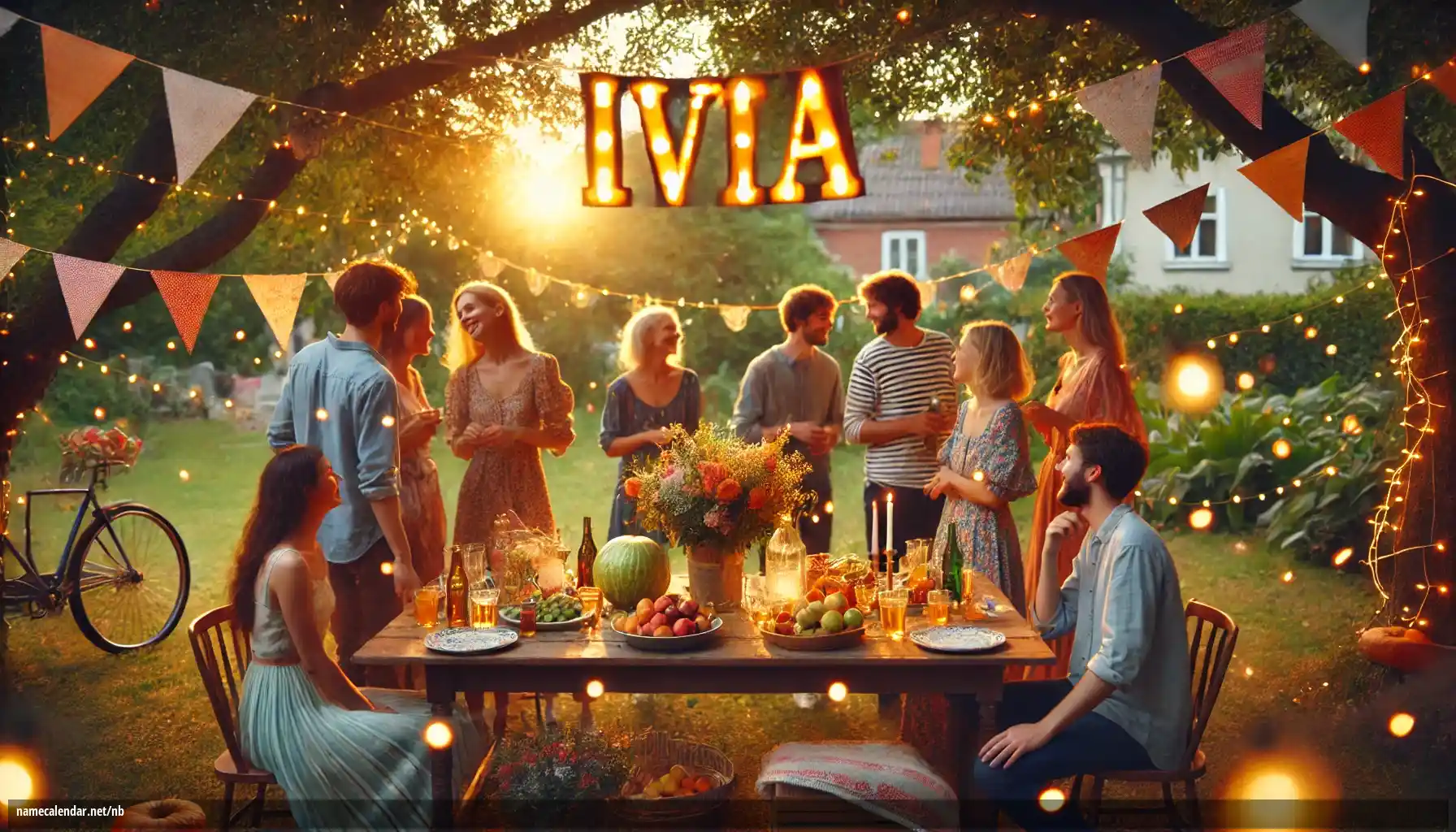 Feiring av navnedag og navn - Ivia