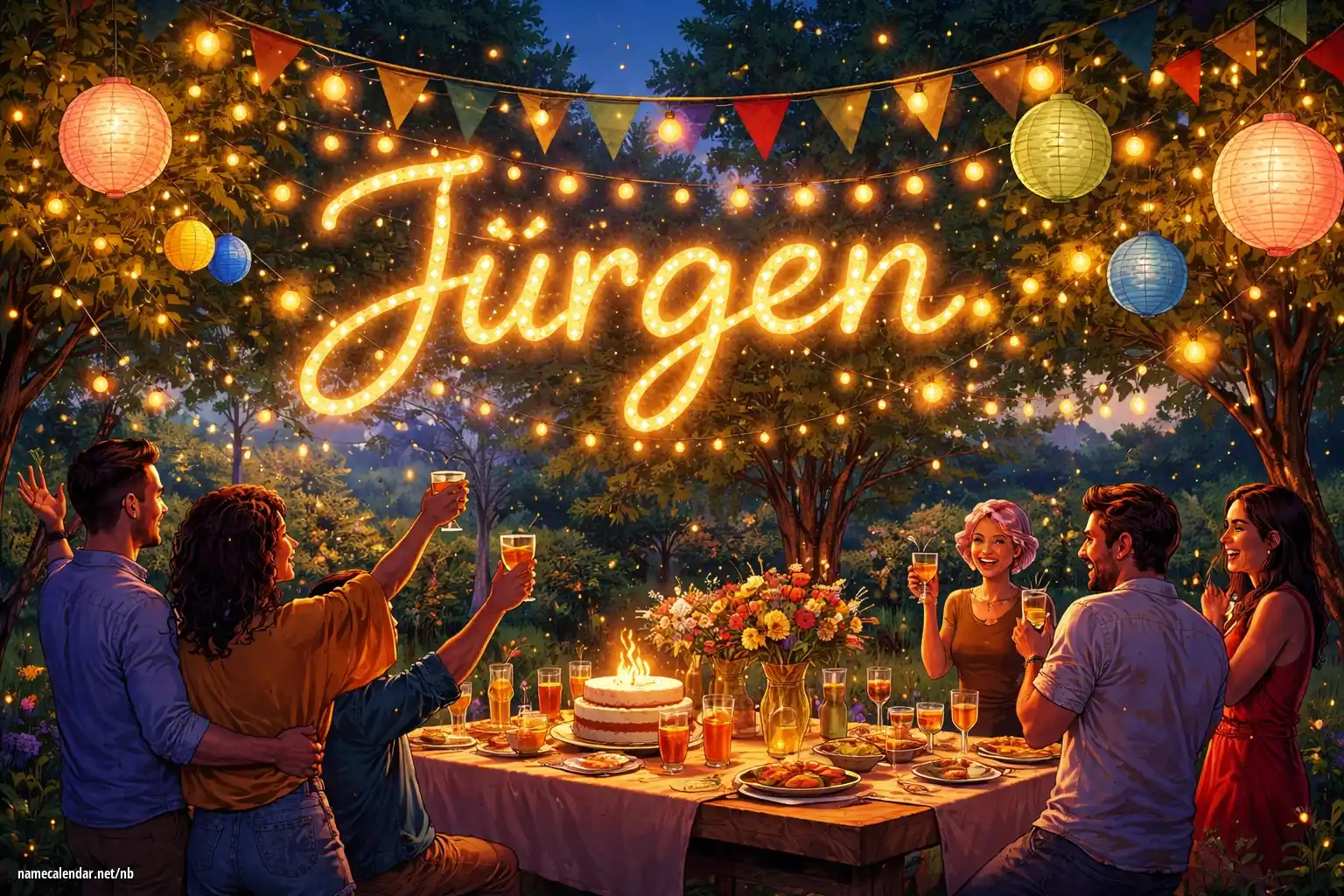 Feiring av navnedag og navn - Jürgen