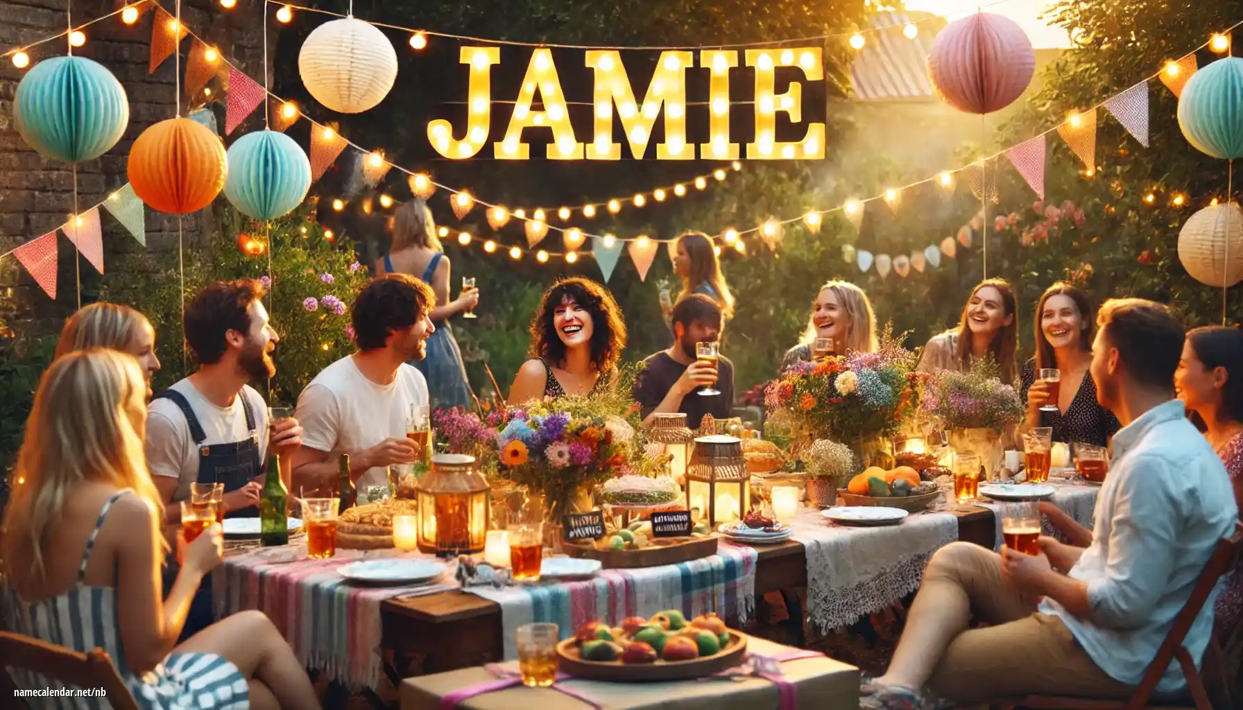 Feiring av navnedag og navn - Jamie