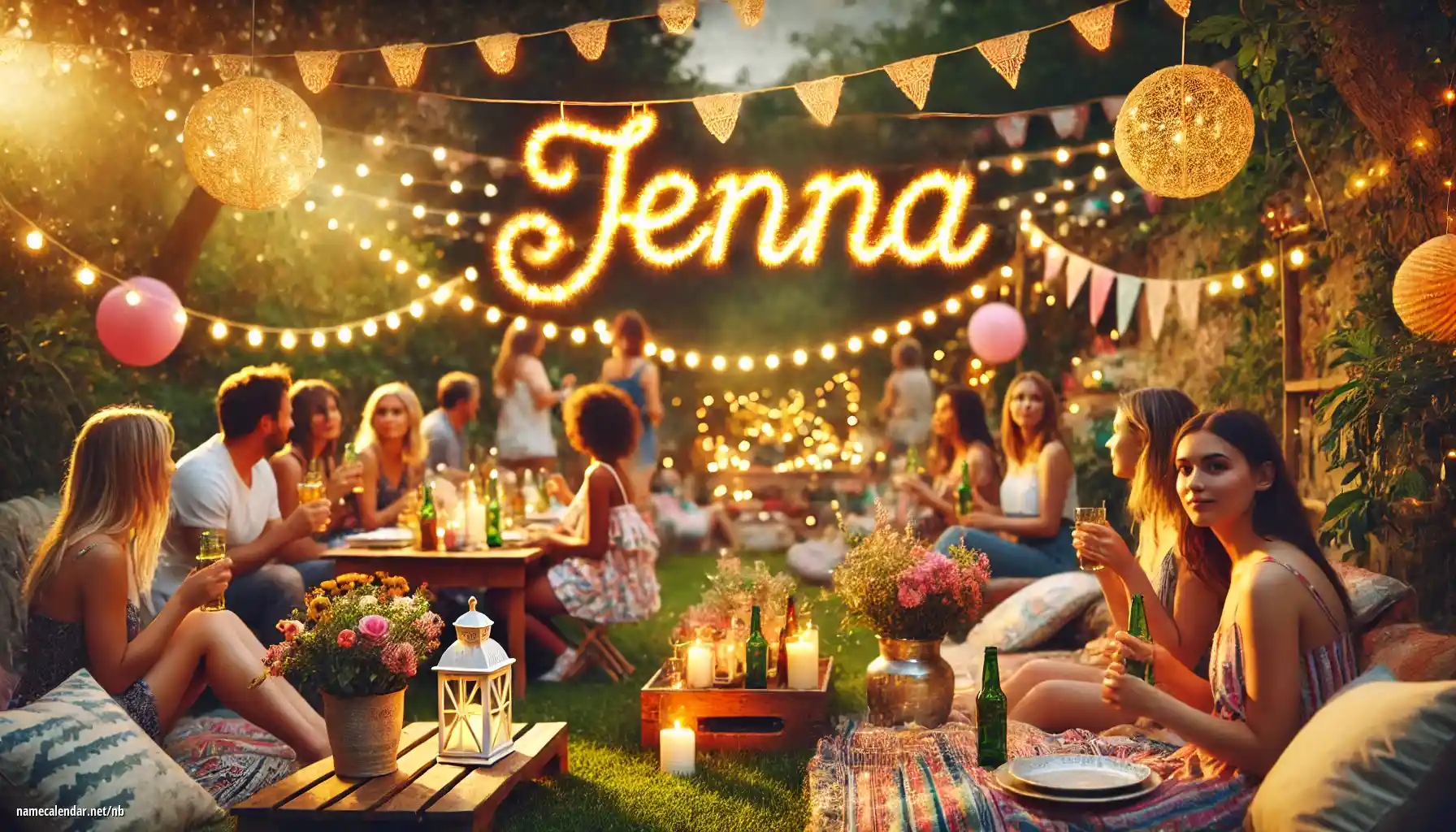 Feiring av navnedag og navn - Jenna