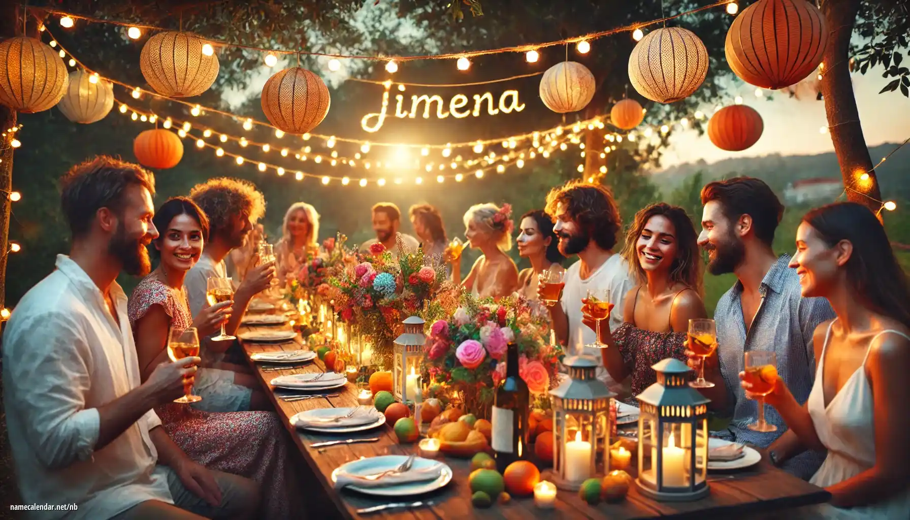 Feiring av navnedag og navn - Jimena