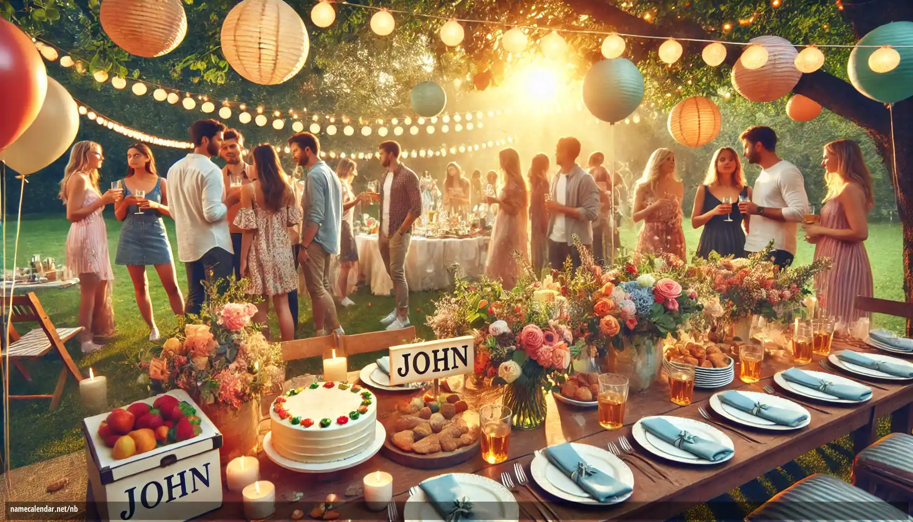 Feiring av navnedag og navn - John