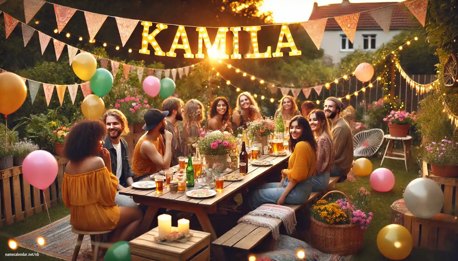 Feiring av navnedag og navn - Kamila