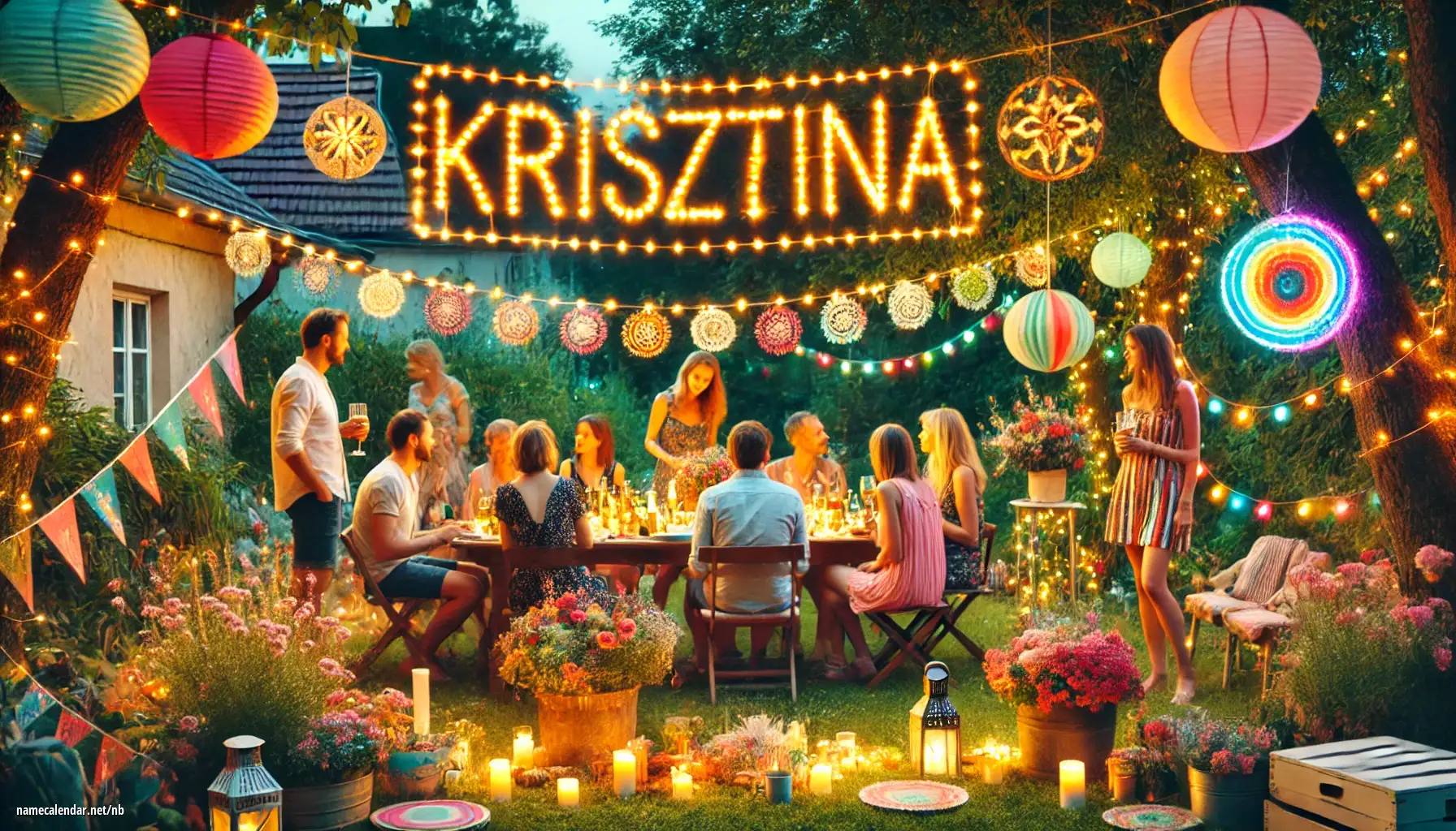 Feiring av navnedag og navn - Krisztina