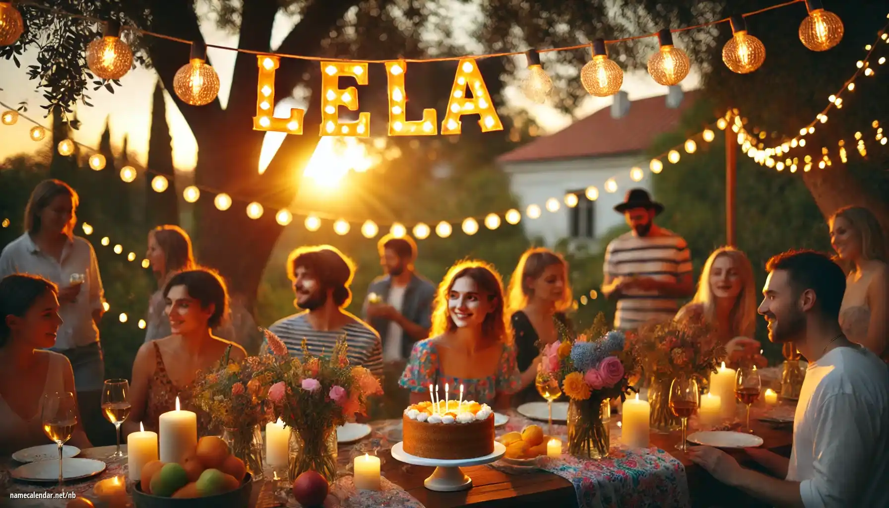 Feiring av navnedag og navn - Lela