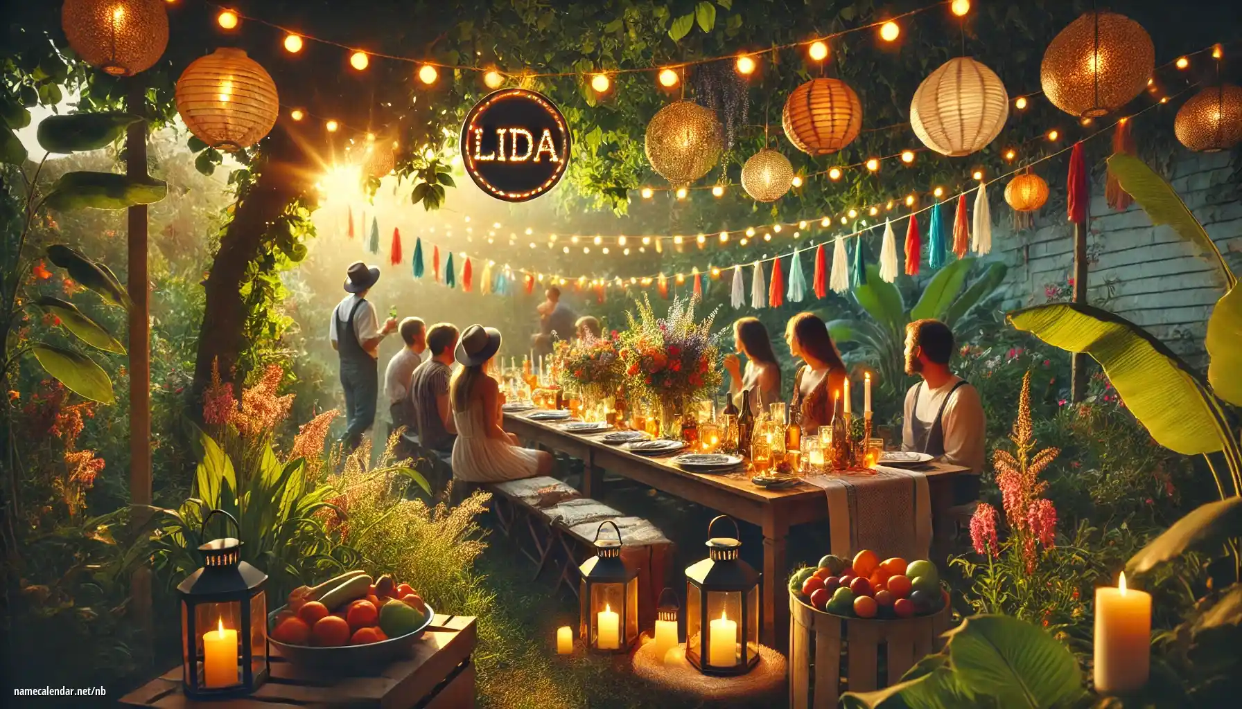 Feiring av navnedag og navn - Lida