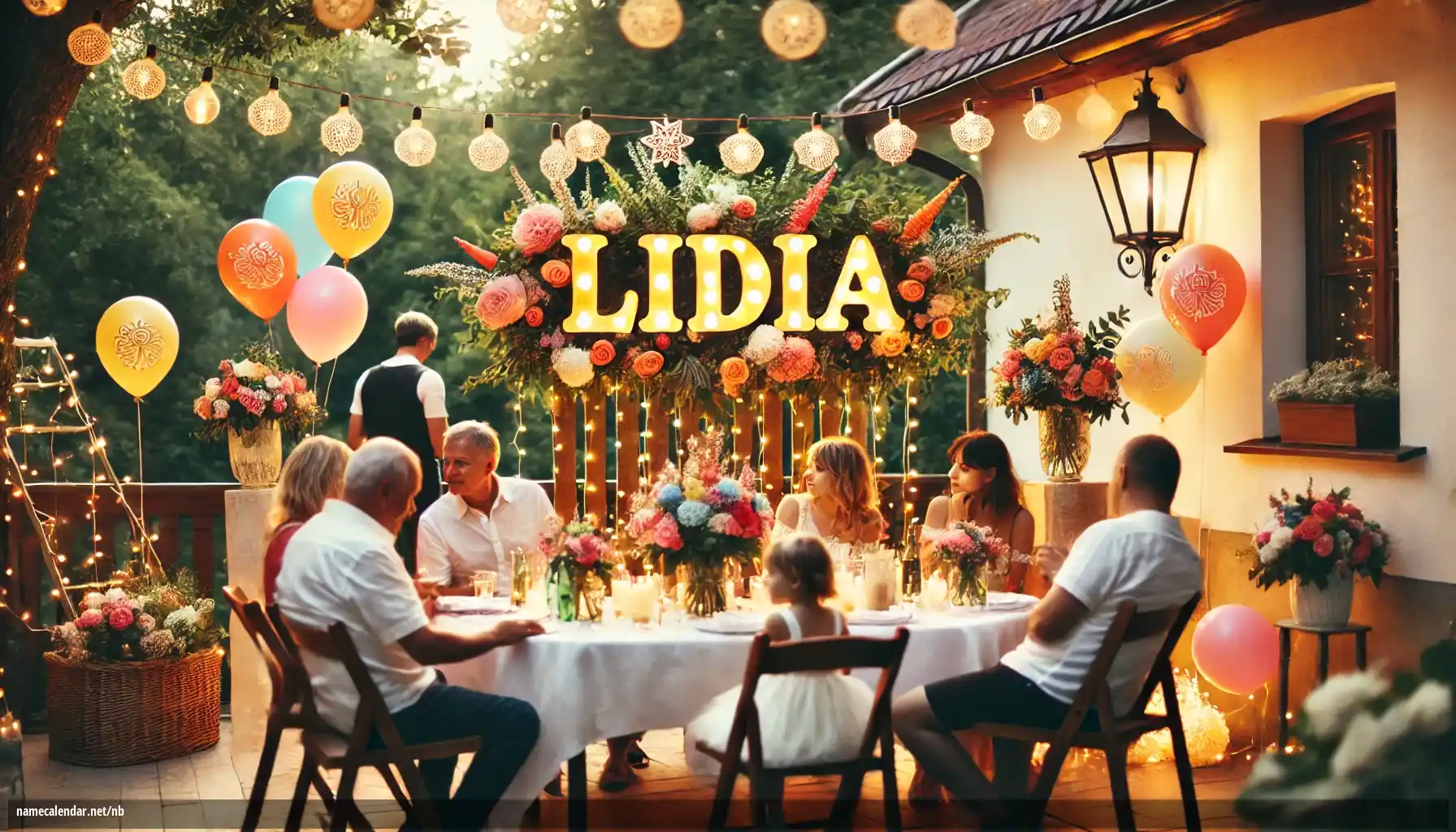 Feiring av navnedag og navn - Lidia