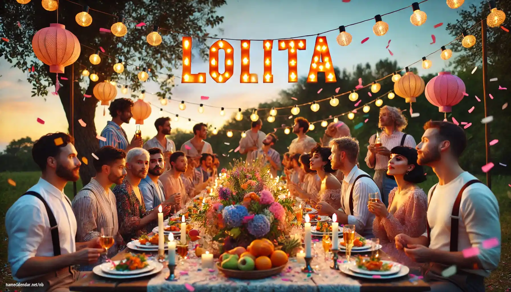 Feiring av navnedag og navn - Lolita