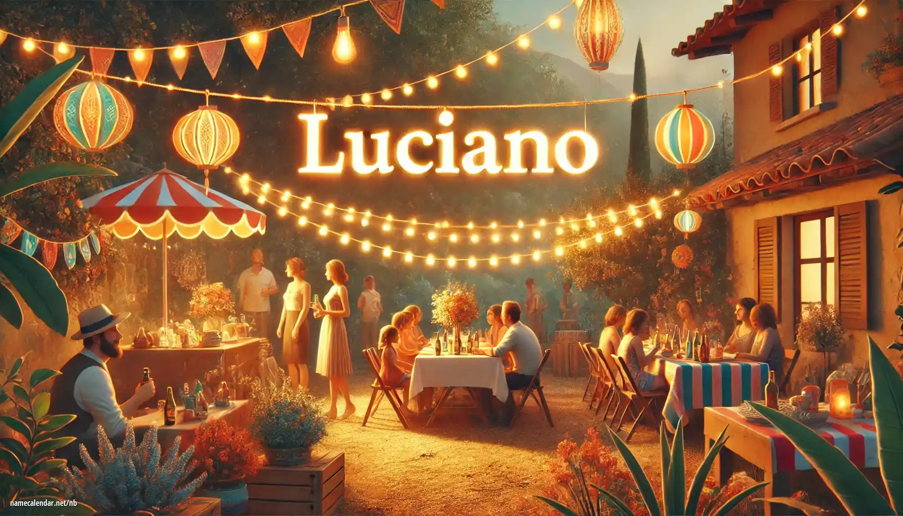 Feiring av navnedag og navn - Luciano